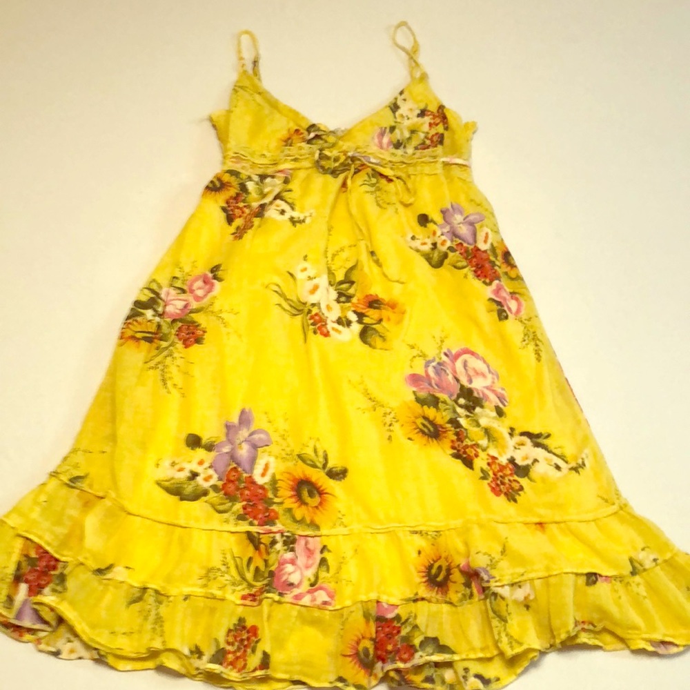Derek Heart yellow sun dress